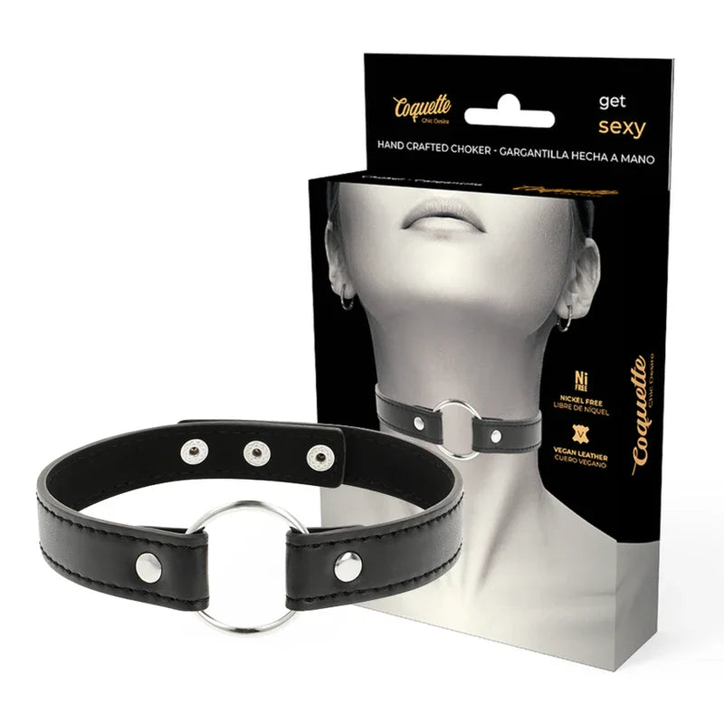 COQUETTE CHIC DESIRE - COLLAR CUERO VEGANO ACCESORIO WOMAN - Nuvica