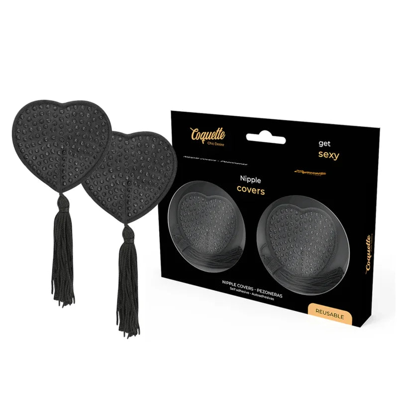 COQUETTE CHIC DESIRE - CUBRE PEZONES NEGRO - Nuvica