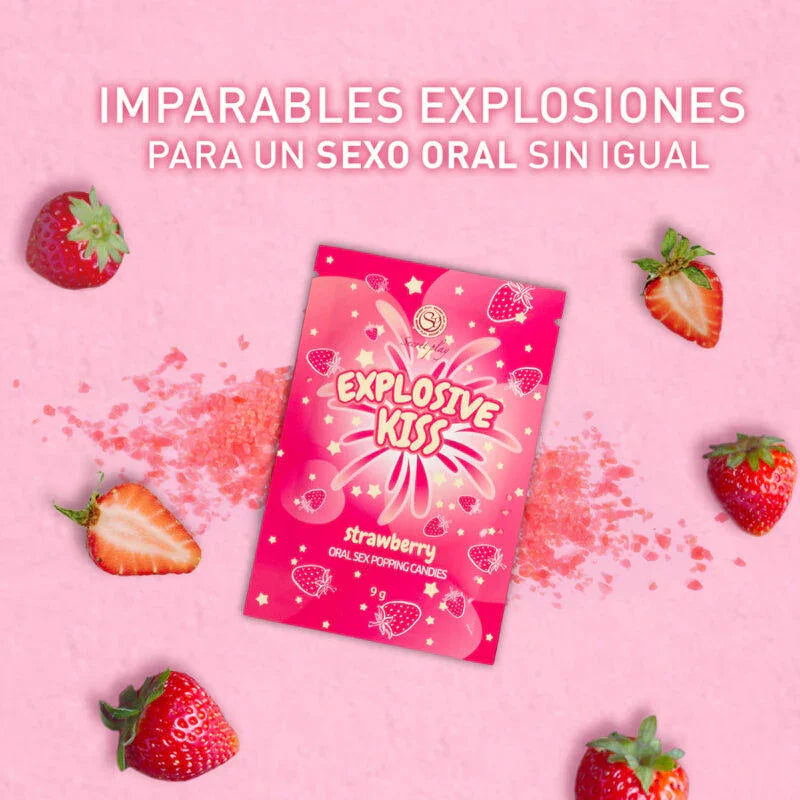 SECRETPLAY - CARAMELOS EXPLOSIVOS FRESA - Nuvica