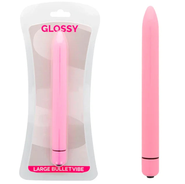 GLOSSY - SLIM VIBRADOR ROSA - Nuvica