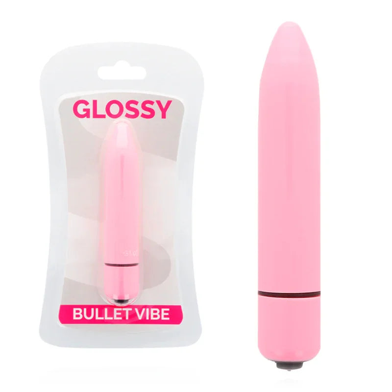 GLOSSY - THIN VIBRADOR ROSA INTENSO - Nuvica