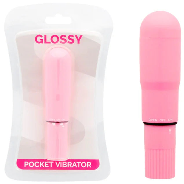 GLOSSY - POCKET VIBRADOR ROSA - Nuvica