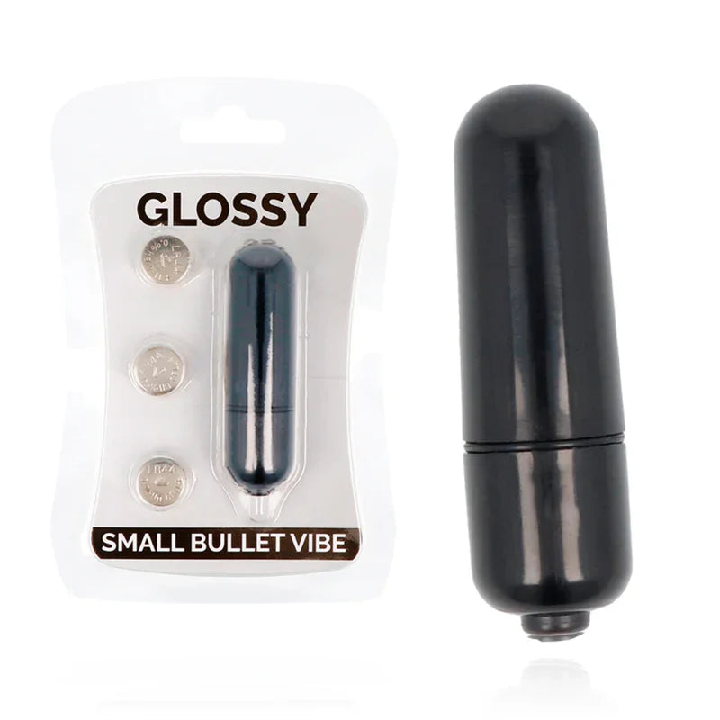 GLOSSY - SMALL BALA VIBRADORA NEGRO - Nuvica