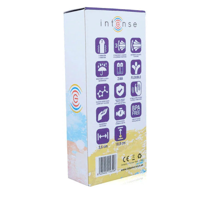 INTENSE - SUSY VIBRADOR OSCILANTE SILICONA RABBIT LILA - Nuvica