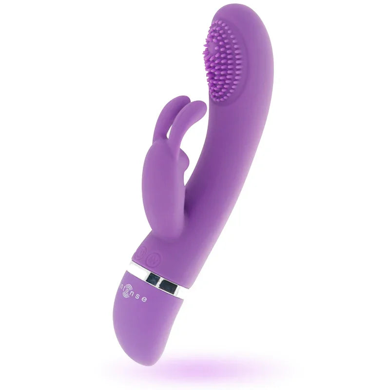 INTENSE - SUSY VIBRADOR OSCILANTE SILICONA RABBIT LILA - Nuvica