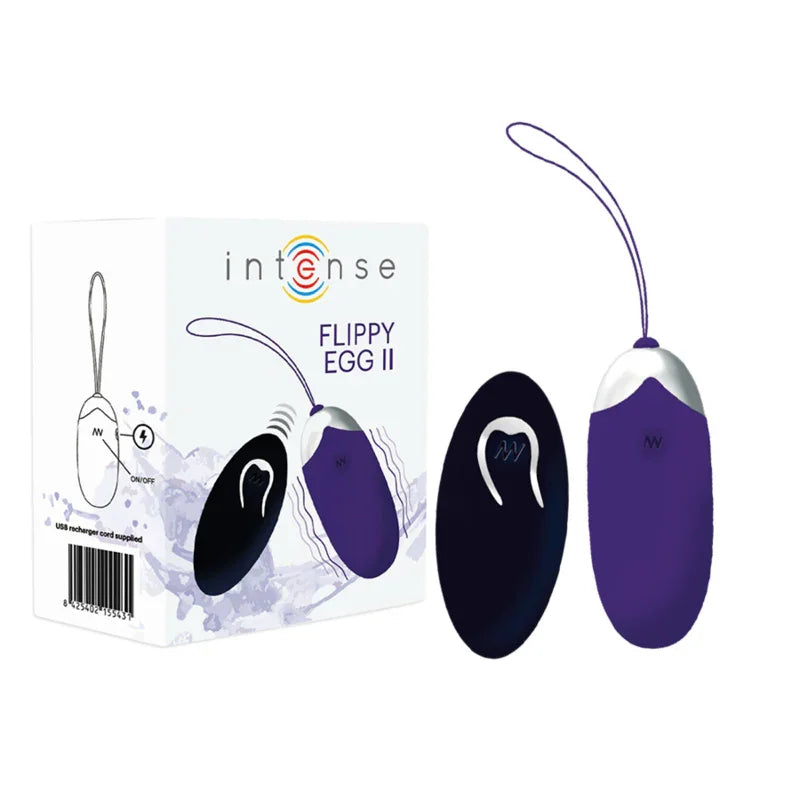 INTENSE - FLIPPY II HUEVO RECARGABLE REMOTO LILA - Nuvica