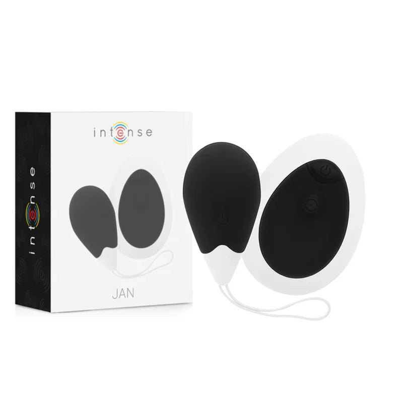 INTENSE - JAN HUEVO VIBRADOR CONTROL REMOTO NEGRO - Nuvica