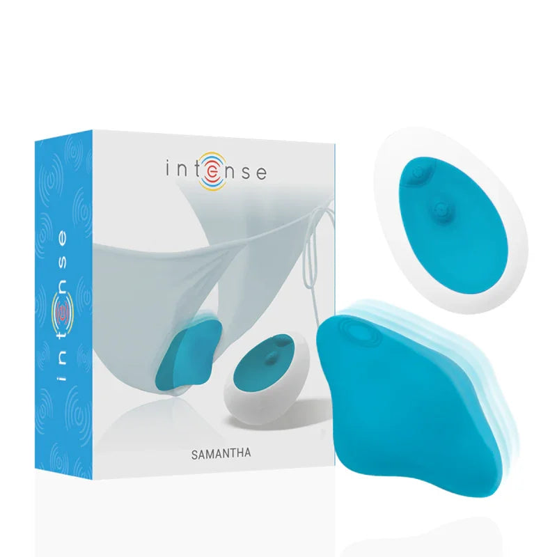 INTENSE - SAMANTHA PANTIE CONTROL REMOTO AZUL - Nuvica