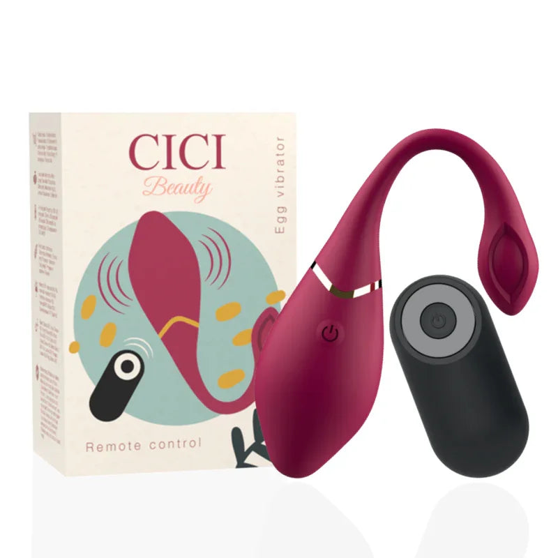 CICI BEAUTY - PREMIUM SILICONE EGG VIBRATOR REMOTE CONTROL - Nuvica