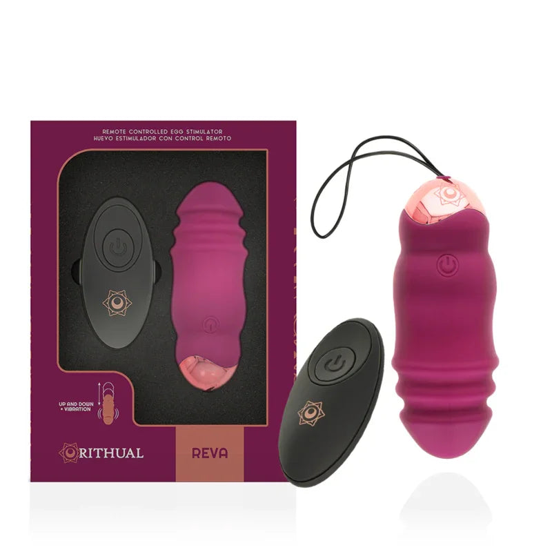 RITHUAL - REVA HUEVO CONTROL REMOTO SISTEMA UP&DOWN + VIBRACIÓN - Nuvica