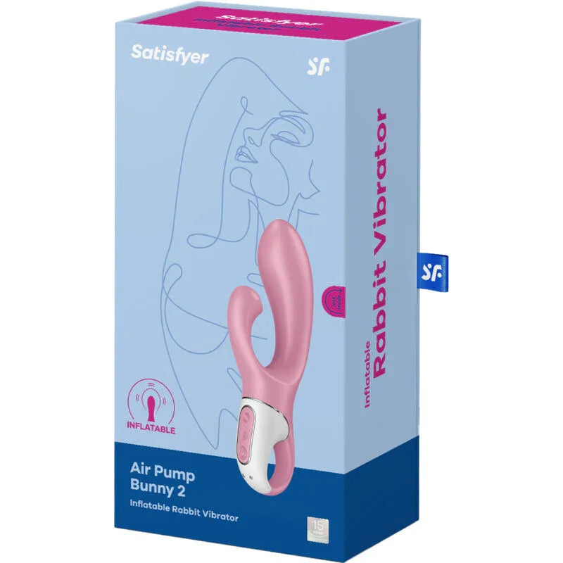 SATISFYER - AIR PUMP BUNNY 2 ROSA - Nuvica