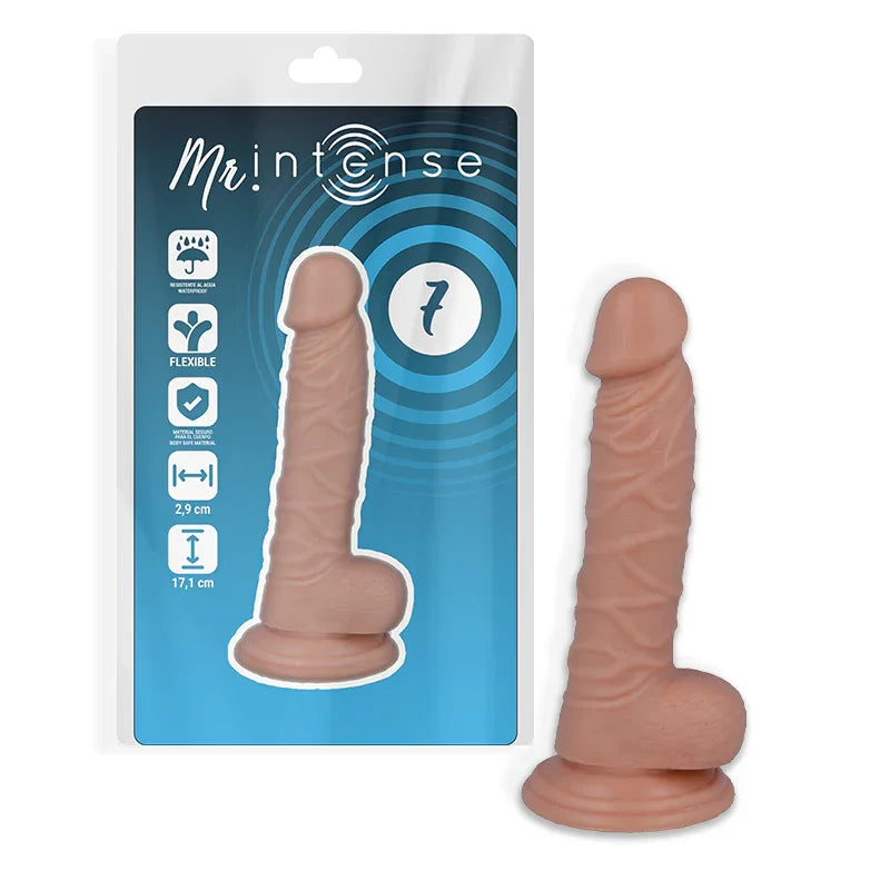 MR INTENSE - 7 PENE REALÍSTICO 17.1 CM -O- 2.9 CM - Nuvica