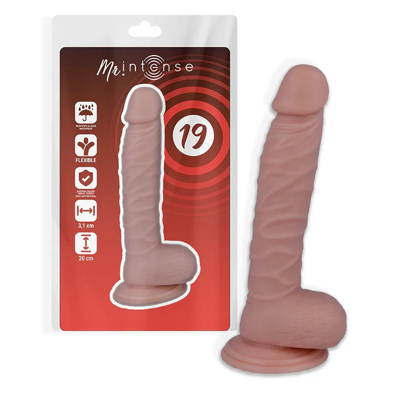 MR INTENSE - 19 PENE REALÍSTICO 20 CM -O- 3.1 CM - Nuvica