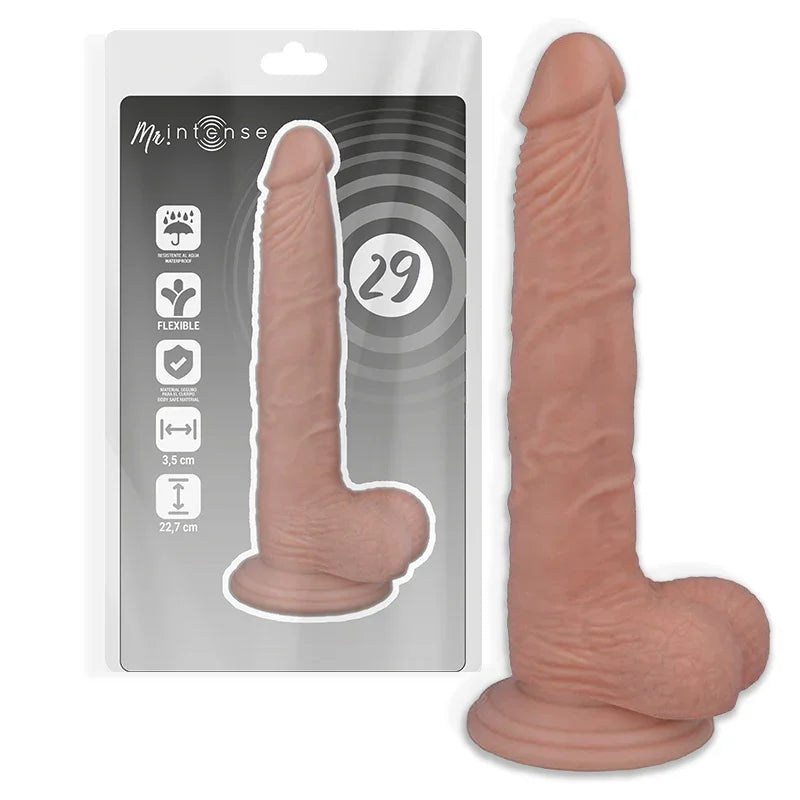 MR INTENSE - 29 PENE REALÍSTICO 22.7 CM -O- 3.5 CM - Nuvica