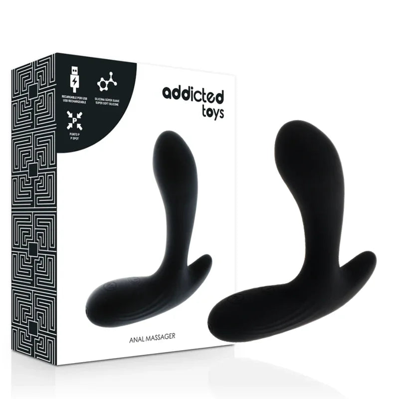 ADDICTED TOYS - ANAL MASSAGER BLACK VIBRATION - Nuvica