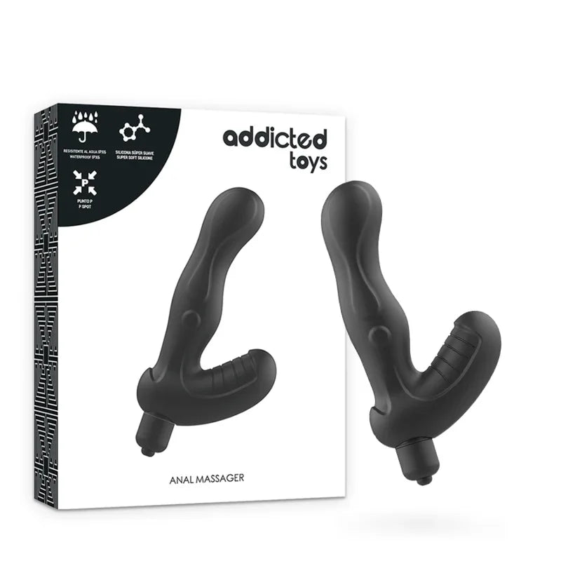 ADDICTED TOYS - ESTIMULADOR ANAL PROSTATA SILICONA P-SPOT VIBE - Nuvica