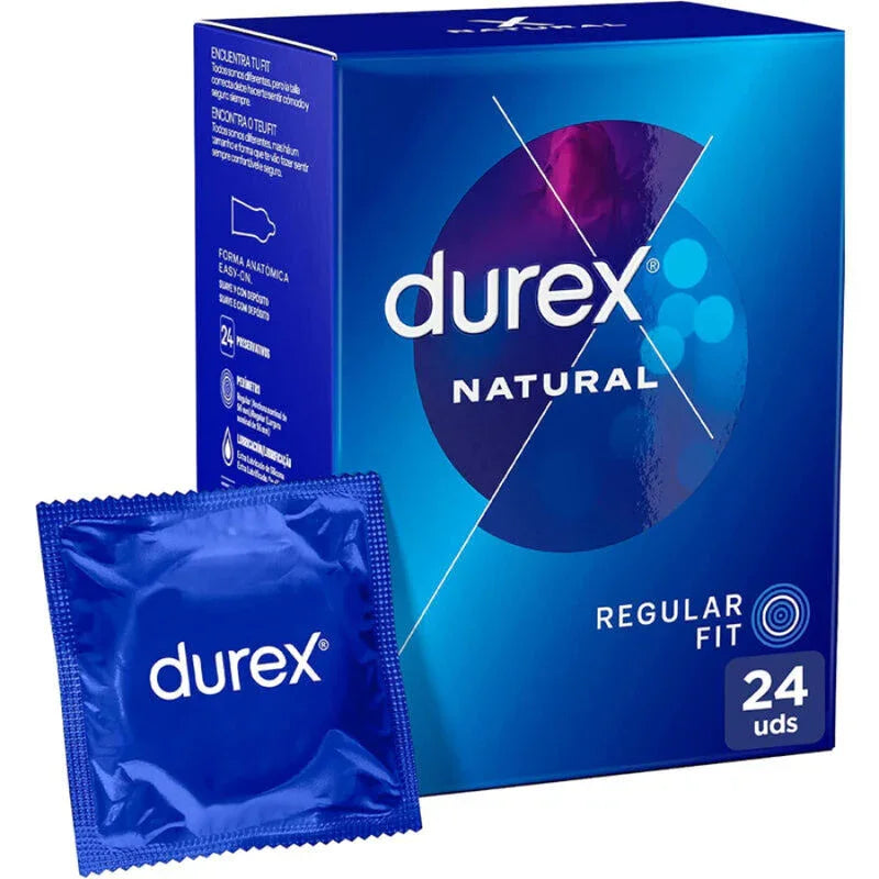 DUREX - NATURAL PLUS 24 UNIDADES - Nuvica