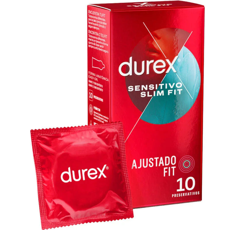 DUREX - SENSITIVO SLIM FIT 10 UNIDADES - Nuvica