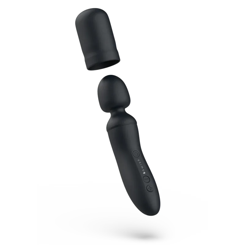 B SWISH - BTHRILLED VIBRADOR WAND PREMIUM NEGRO - Nuvica