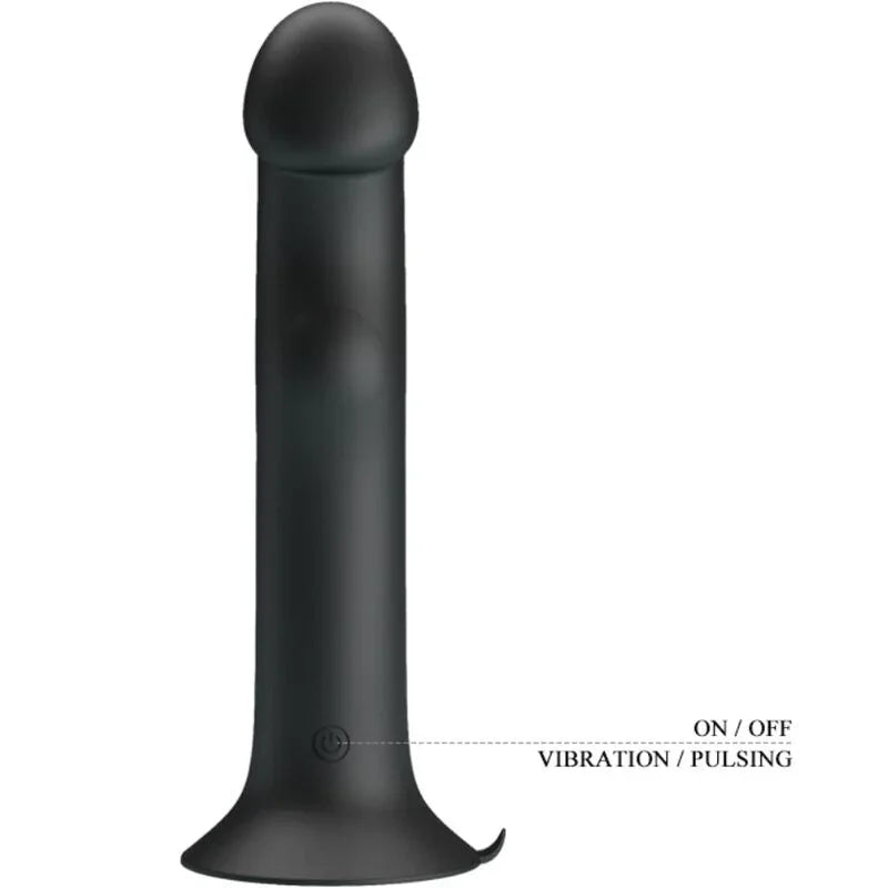 PRETTY LOVE - MURRAY VIBRADOR Y ONDAS ESTIMULADORAS DE CLÍTORIS NEGRO - Nuvica