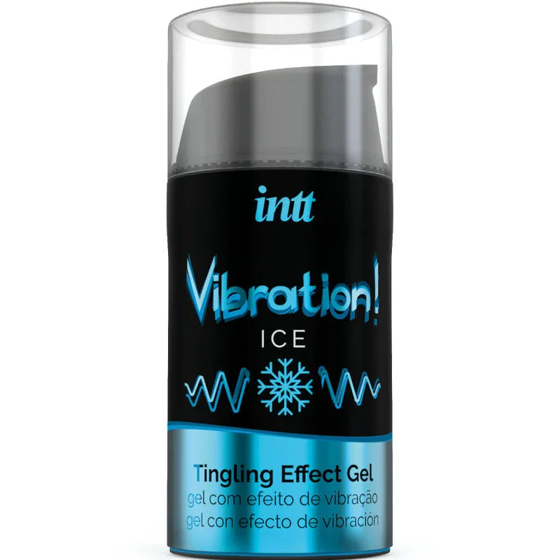 INTT - POTENTE ESTIMULANTE ÍNTIMO GEL VIBRADOR EFECTO FRÍO 15ML - Nuvica