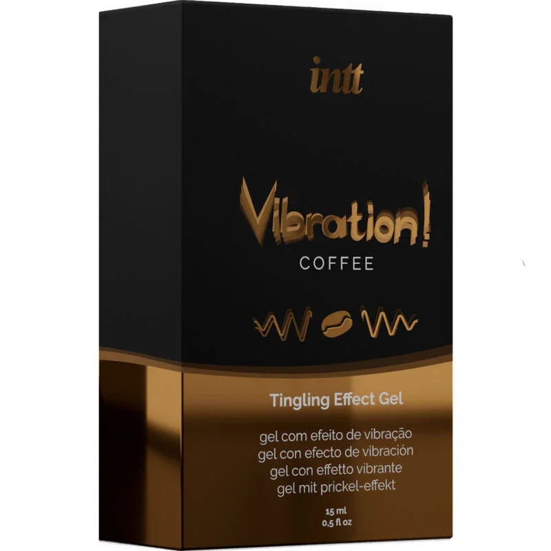 INTT - POTENTE ESTIMULANTE ÍNTIMO GEL VIBRADOR LIQUIDO CAFÉ 15ML - Nuvica