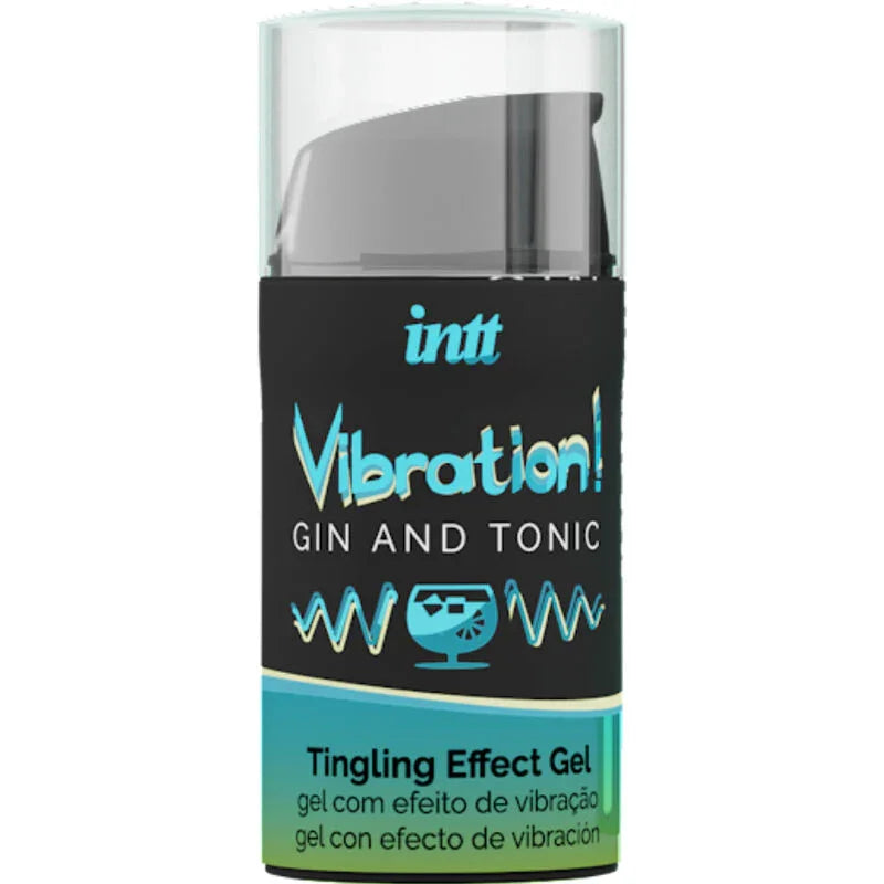 INTT - POTENTE ESTIMULANTE ÍNTIMO GEL VIBRADOR LIQUIDO GIN & TONIC 15ML - Nuvica