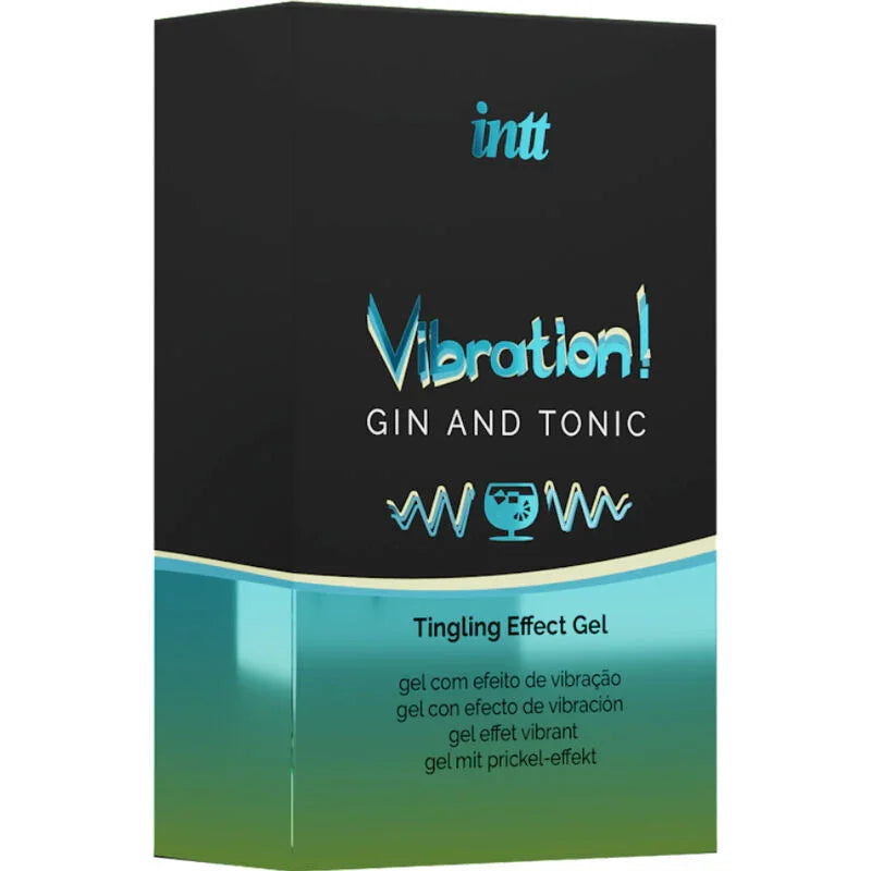 INTT - POTENTE ESTIMULANTE ÍNTIMO GEL VIBRADOR LIQUIDO GIN & TONIC 15ML - Nuvica