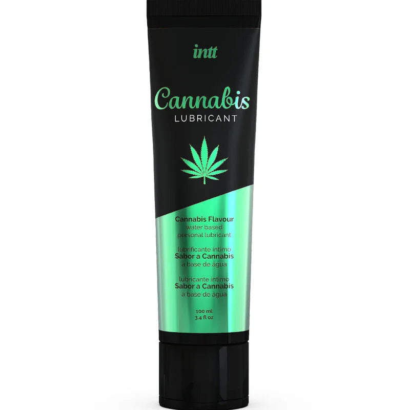 INTT LUBRICANTS - LUBRICANTE INTIMO BASE AGUA CON SABOR A CANNABIS - Nuvica