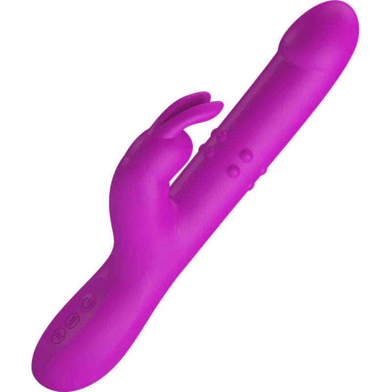 PRETTY LOVE - REESE VIBRADOR CON ROTACIÓN MORADO - Nuvica
