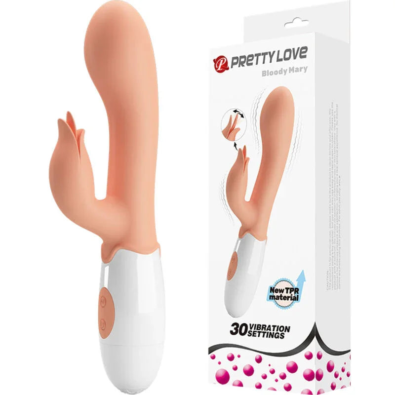 PRETTY LOVE - BLOODY MARY VIBRADOR CON ESTIMULADOR - Nuvica