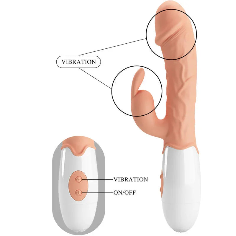 PRETTY LOVE - EASTER BUNNY VIBRADOR CON ESTIMULADOR - Nuvica