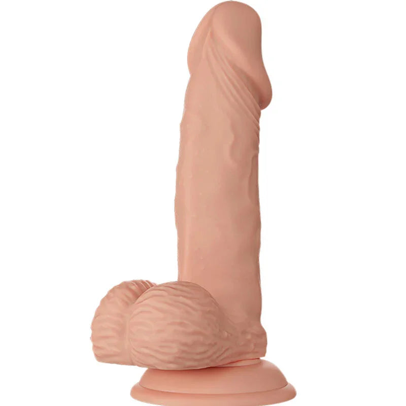 BAILE - BEAUTIFUL ENCOUNTER ZEBULON DILDO REALÍSTICO FLEXIBLE 19.4 CM NATURAL - Nuvica