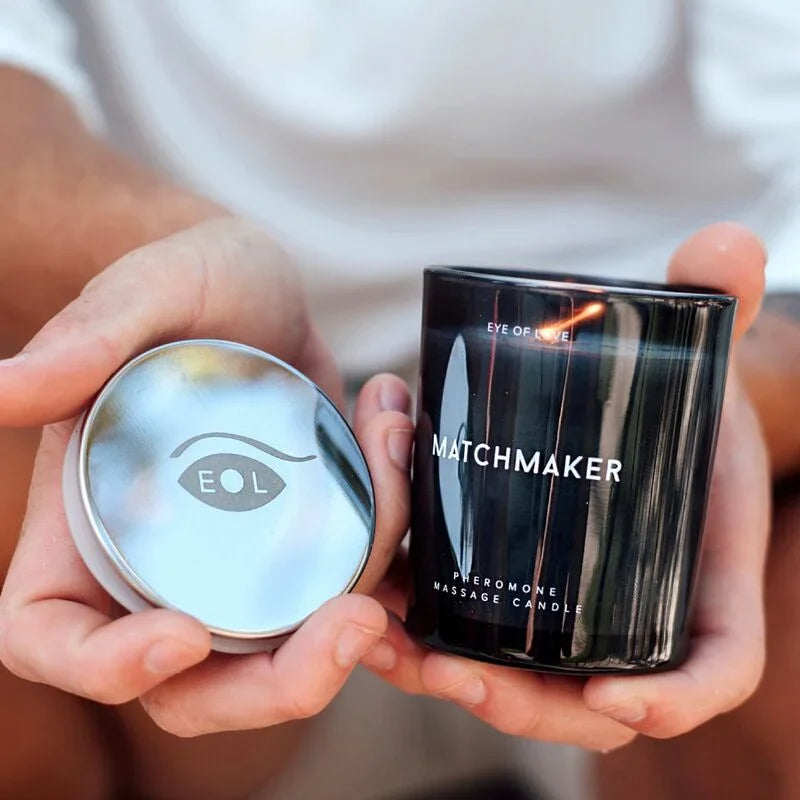 EYE OF LOVE - MATCHMAKER BLACK DIAMOND VELA DE MASAJE PARA ÉL 150 ML - Nuvica