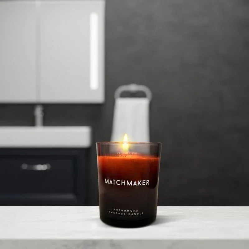 EYE OF LOVE - MATCHMAKER BLACK DIAMOND VELA DE MASAJE PARA ÉL 150 ML - Nuvica