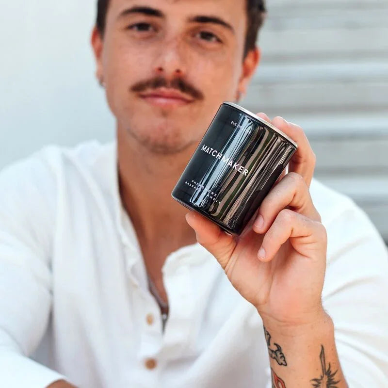 EYE OF LOVE - MATCHMAKER BLACK DIAMOND VELA DE MASAJE PARA ÉL 150 ML - Nuvica