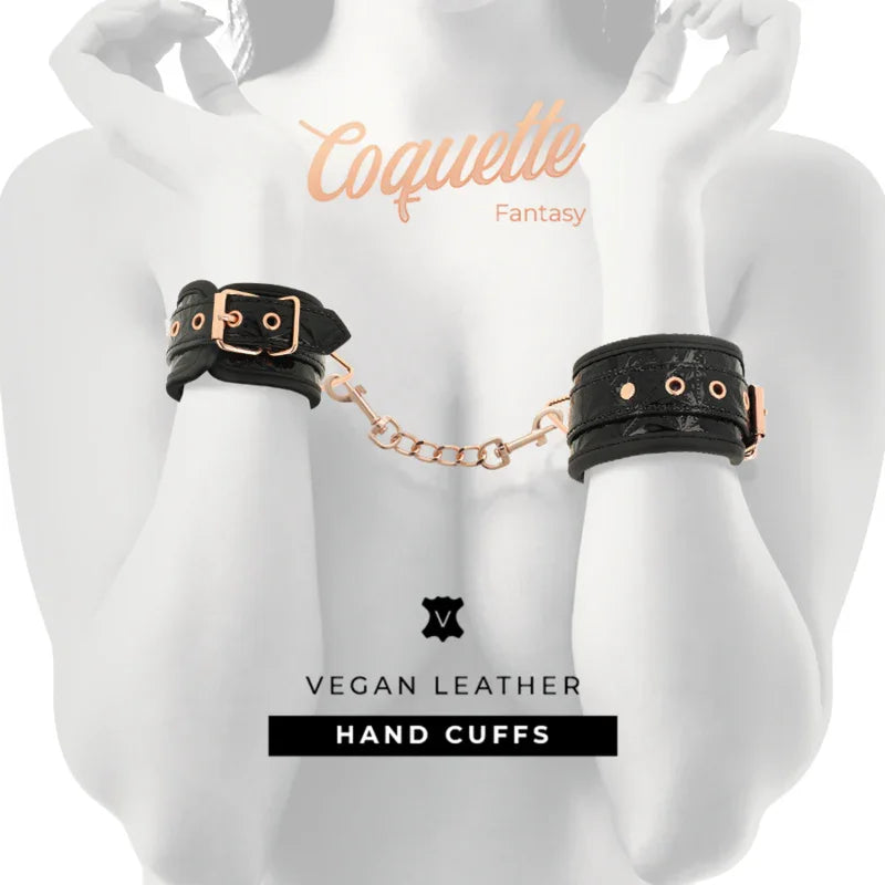 COQUETTE CHIC DESIRE - BLACK EDITION ESPOSAS PARA MANOS CON FORRO DE NEOPRENO - Nuvica
