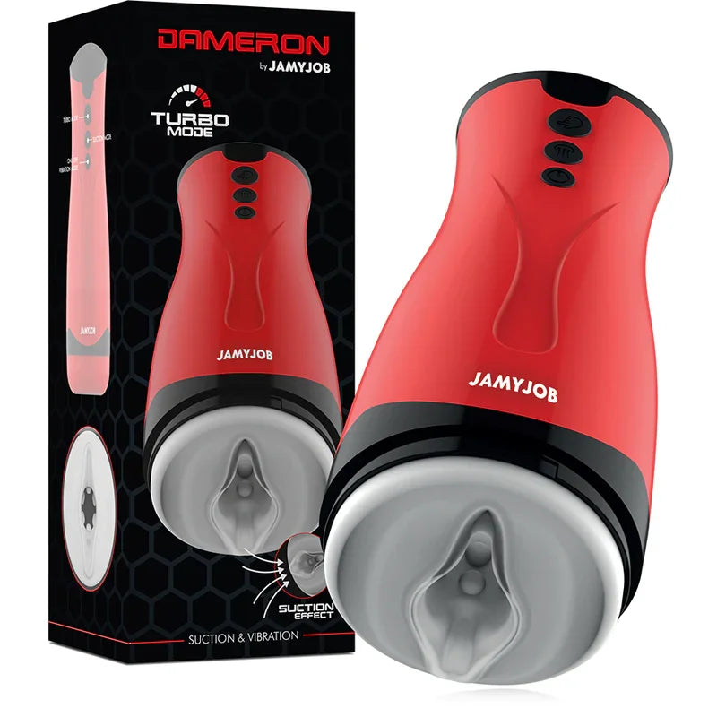 JAMYJOB - DAMERON MASTURBADOR DE ONDAS ESTIMULADORAS Y VIBRACIÓN - Nuvica