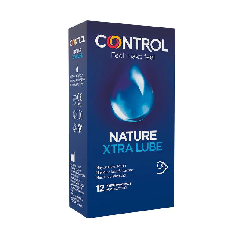 CONTROL - EXTRA LUBE PRESERVATIVOS 12 UNIDADES - Nuvica