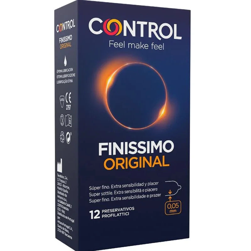 CONTROL - FINISSIMO PRESERVATIVOS 12 UNIDADES - Nuvica