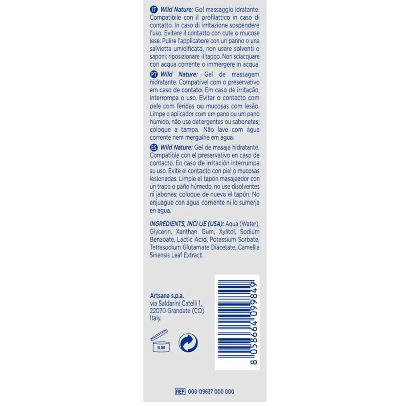 CONTROL - WILD NATURE GEL MASAJE 3 EN 1 200 ML - Nuvica