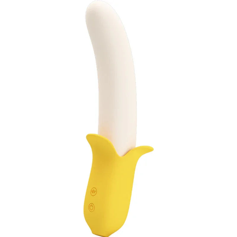PRETTY LOVE - BANANA GEEK SUPER POWER 7 VIBRACIONES UP&DOWN SILICONA NEGRO - Nuvica