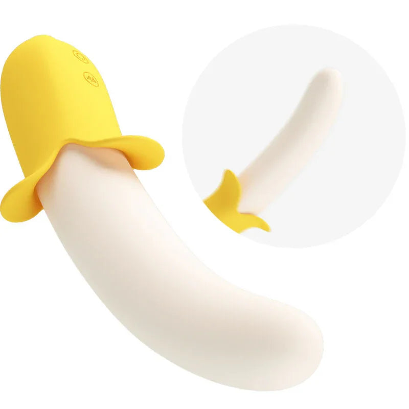 PRETTY LOVE - BANANA GEEK SUPER POWER 7 VIBRACIONES UP&DOWN SILICONA NEGRO - Nuvica