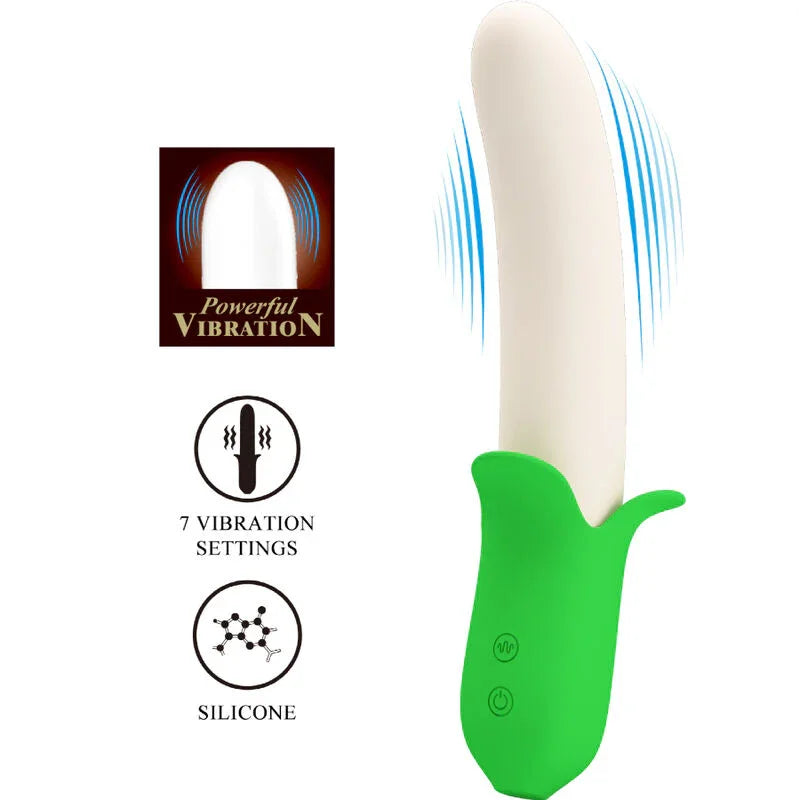 PRETTY LOVE - BANANA KNIGHT SUPER POWER 7 VIBRACIONES SILICONA - Nuvica