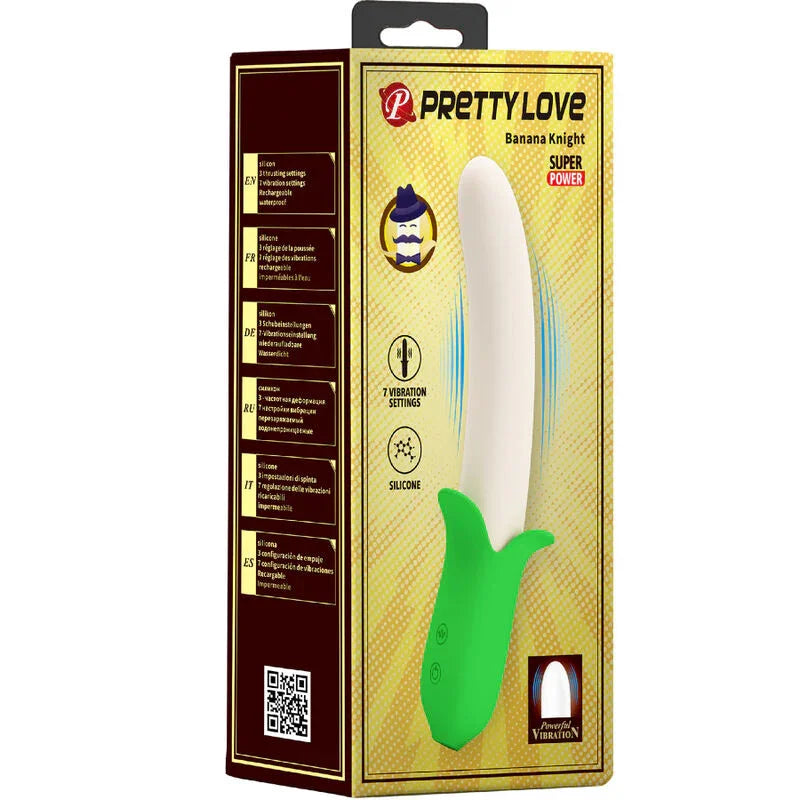 PRETTY LOVE - BANANA KNIGHT SUPER POWER 7 VIBRACIONES SILICONA - Nuvica