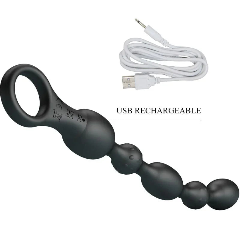 PRETTY LOVE - VAN BOLAS ANALES 10 VIBRACIONES RECARGABLE SILICONA - Nuvica