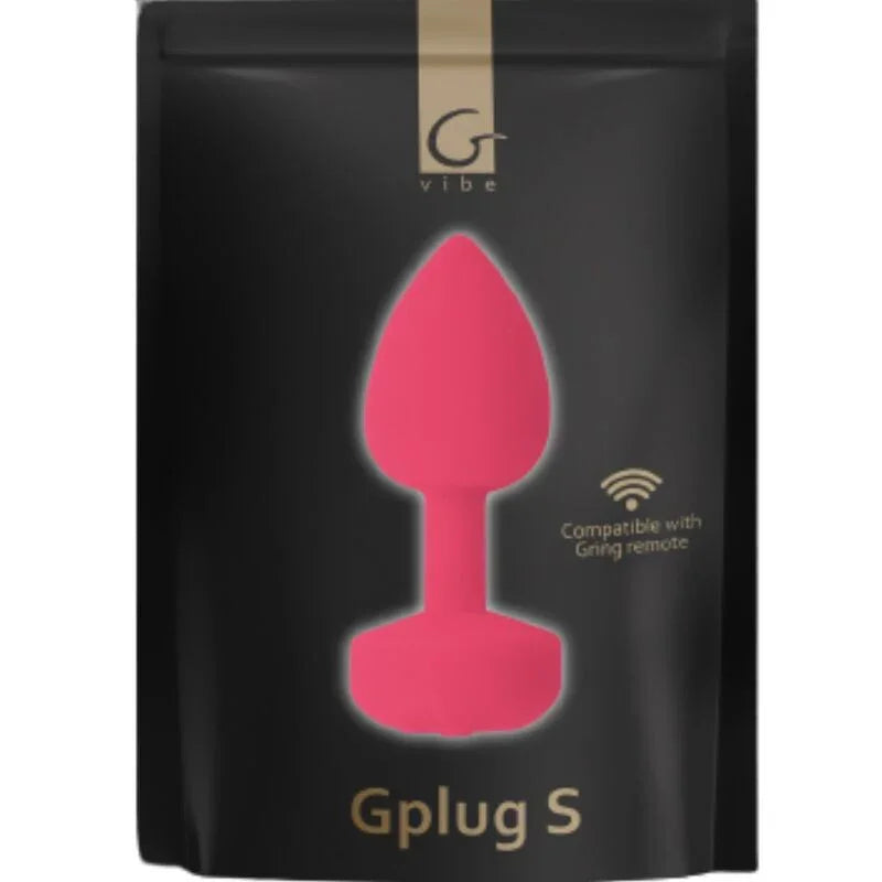G-VIBE - FUNTOYS GPLUG ANAL VIBRADOR RECARGABLE PEQUEÑO ROSA NEON 3CM - Nuvica