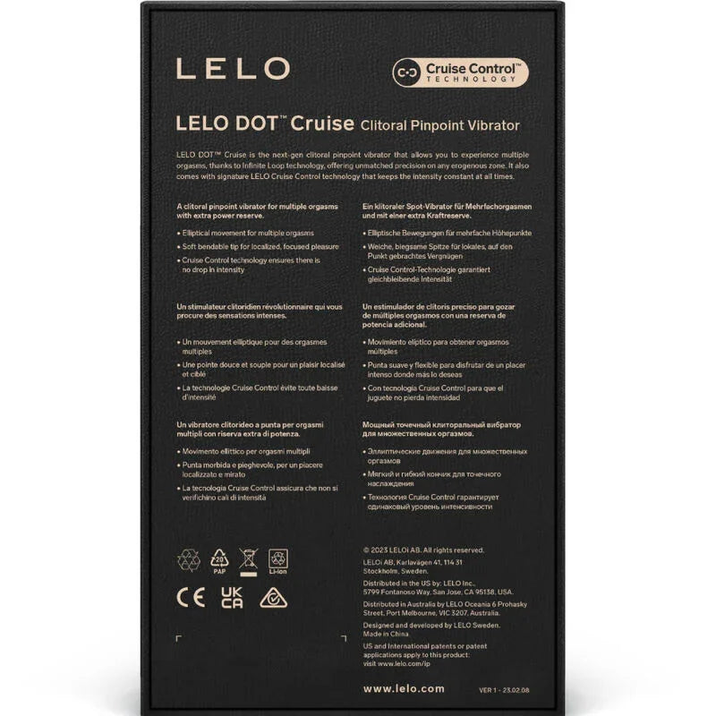LELO - DOT CRUISE ESTIMULADOR DE CLÍTORIS AMARILLO - Nuvica