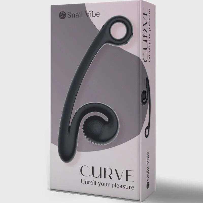 SNAIL VIBE - CURVE VIBRADOR NEGRO - Nuvica