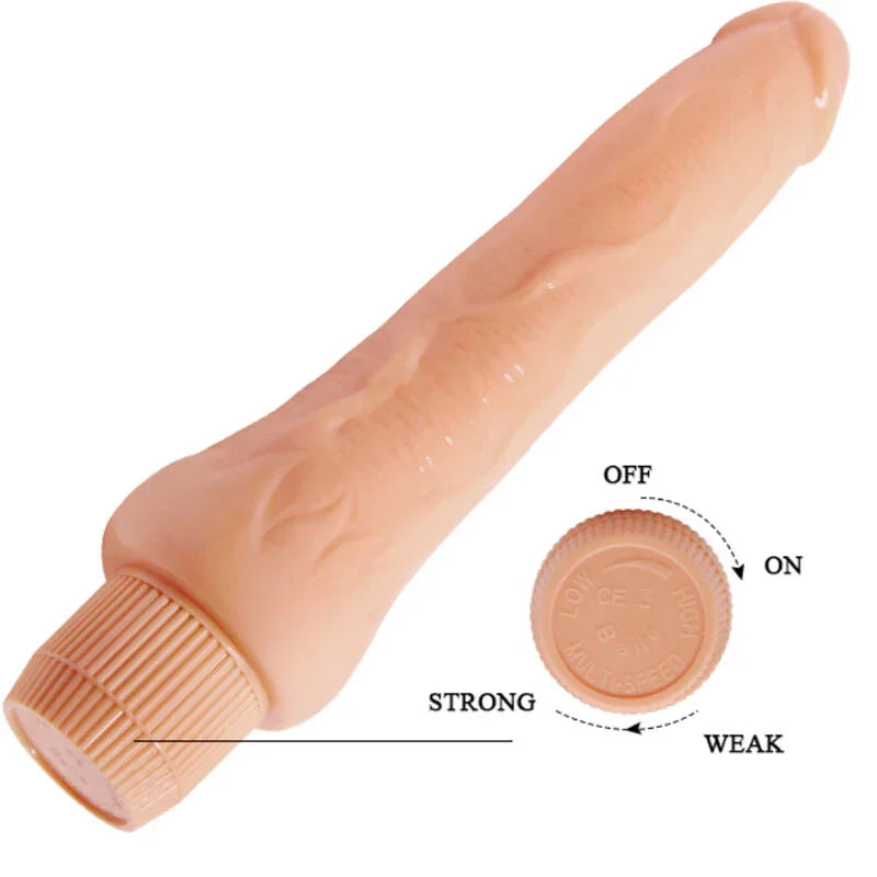 BAILE - BÁRBARA VIBRADOR REALÍSTICO 25 CM - Nuvica